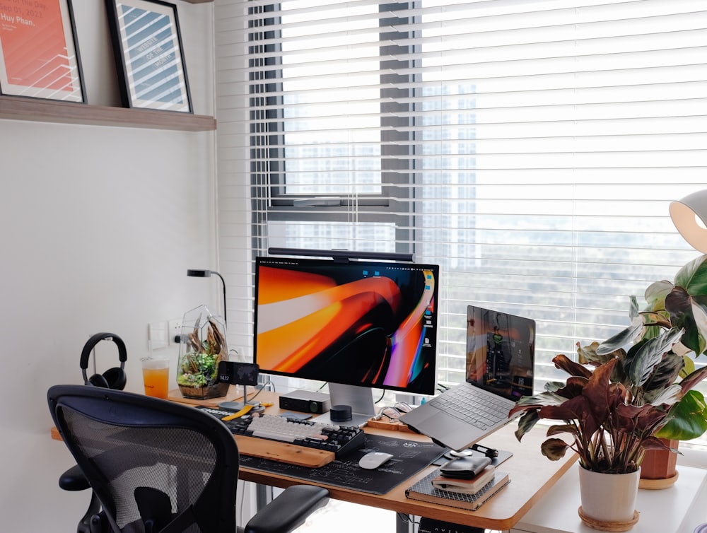 Postazione di lavoro organizzata
